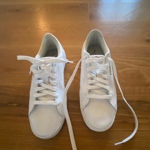 Puma white leathers sneakers 8